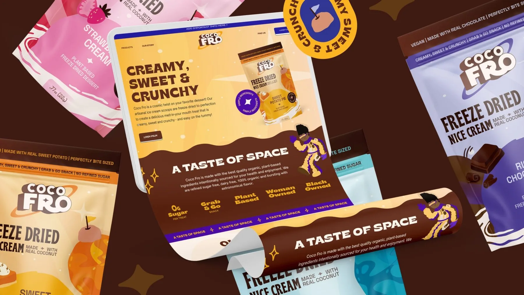 CocoFro — brand and packaging artwork, view 12