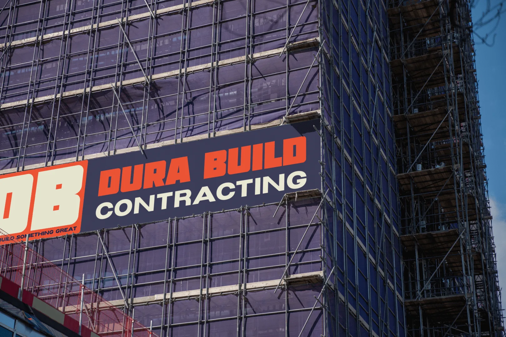 DuraBuild Contracting — website and identity artwork, view 1