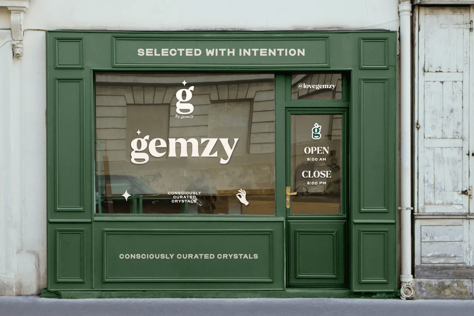 Gemzy — brand and packaging artwork, view 1