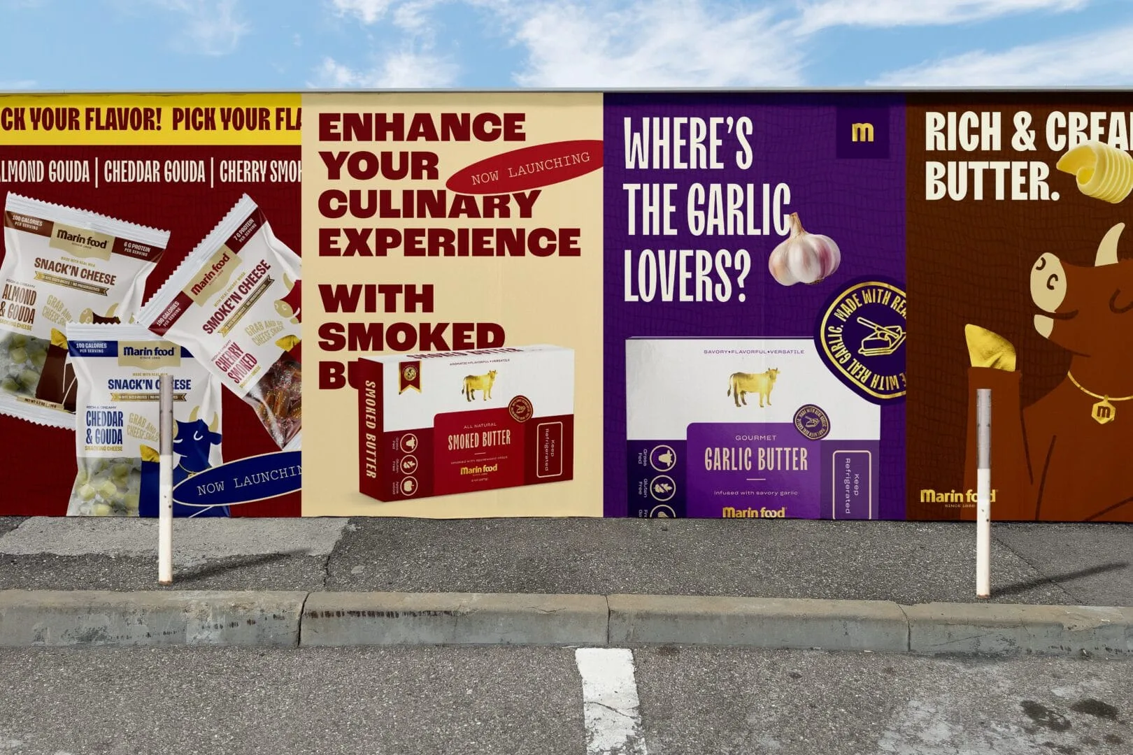 Marin Food — brand and packaging artwork, view 1