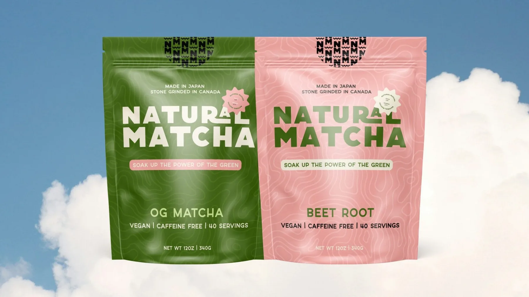 Natural Matcha — brand and packaging artwork, view 4