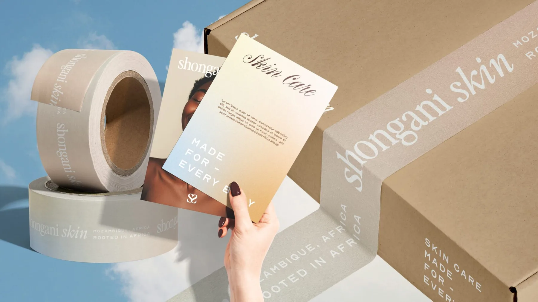 Shongani Skin — brand and packaging artwork, view 2