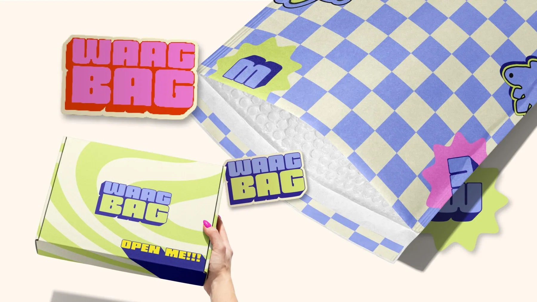 WaagBag branded box and wrapping materials